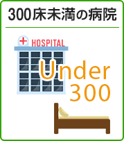 300床未満の病院